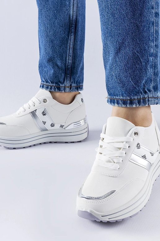 Witte platform sneakers Provinciale