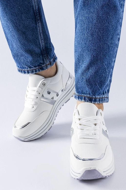 Witte platform sneakers Provinciale
