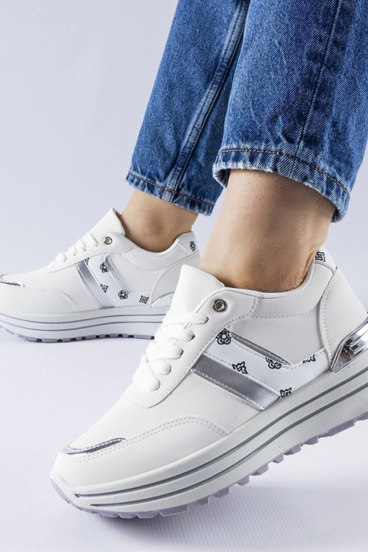 Witte platform sneakers Provinciale