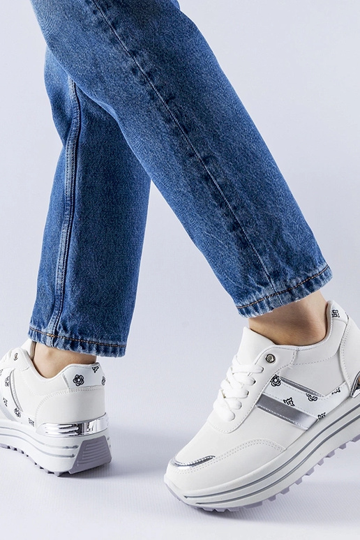 Witte platform sneakers Provinciale