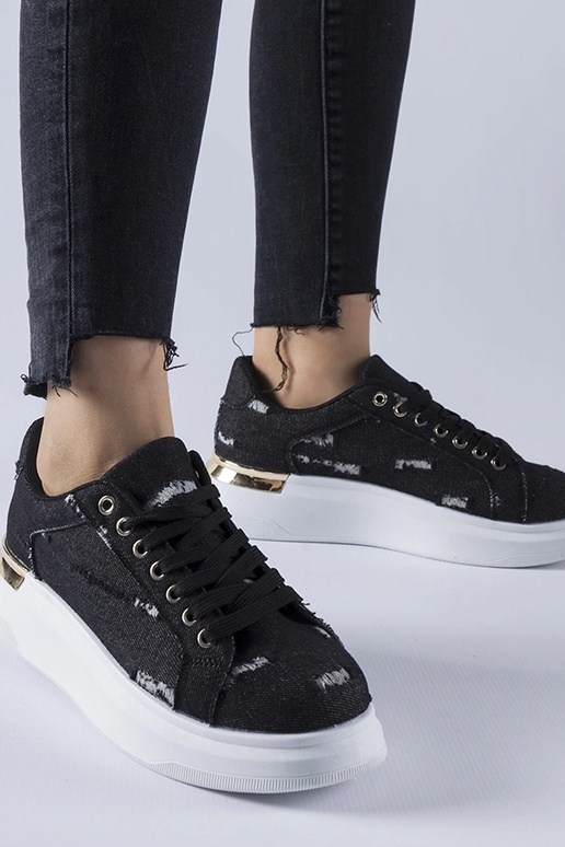 Sorte Ossona platform sneakers