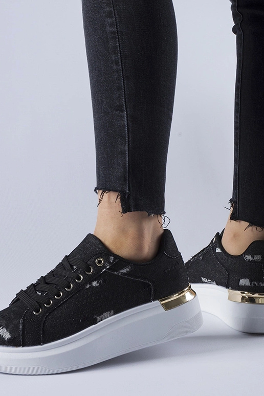 Sorte Ossona platform sneakers