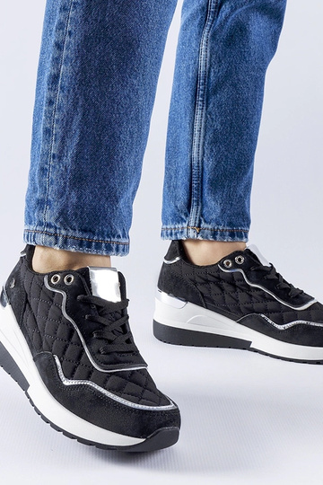 Sorte Pisignano wedge sneakers