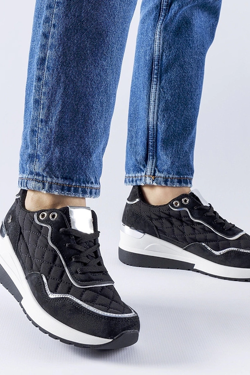 Sorte Pisignano wedge sneakers
