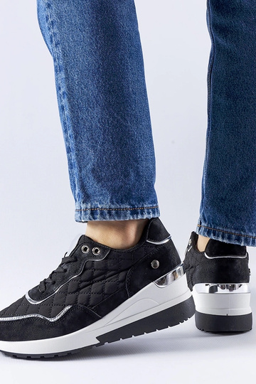 Sorte Pisignano wedge sneakers 2