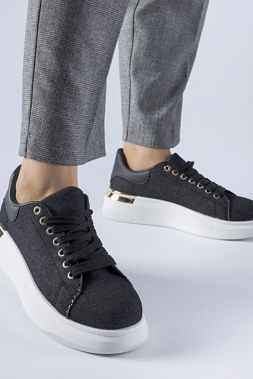 Sorte Scuderlando platform sneakers