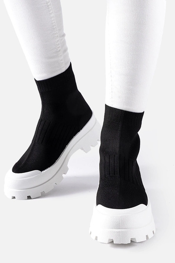 Sorte Varden stretch overdel sneakers 2