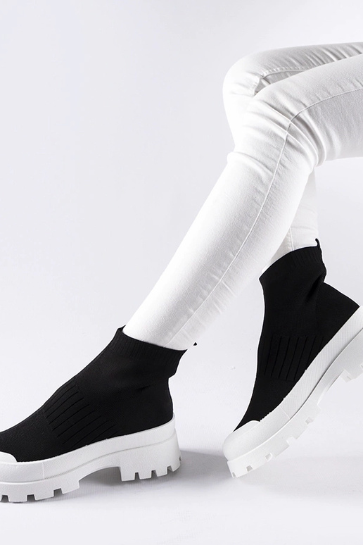 Sorte Varden stretch overdel sneakers