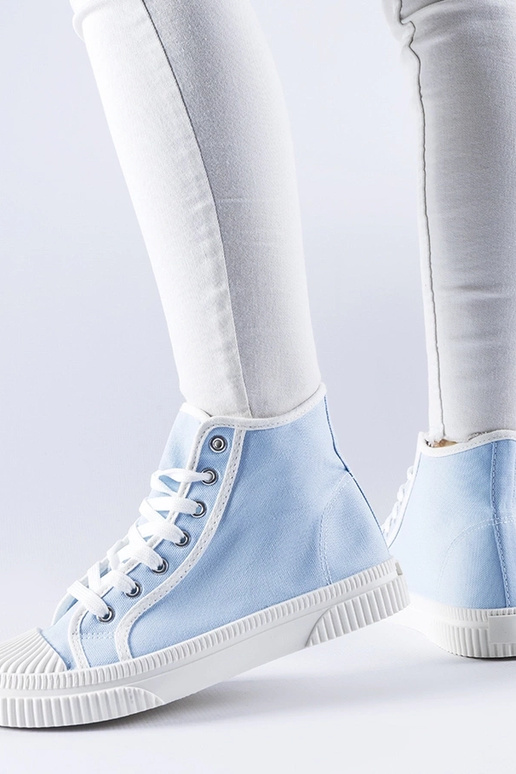 Blauwe hoge slippers Pozzuolo Blauwe hoge slippers Pozzuolo