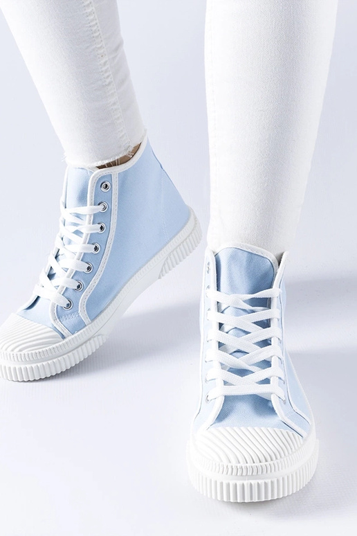 Blauwe hoge slippers Pozzuolo Blauwe hoge slippers Pozzuolo