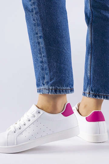 Wit-roze sneakers Bourassa