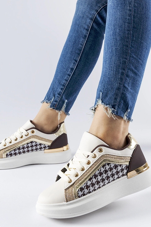 Briercliff brune og beige glitter...