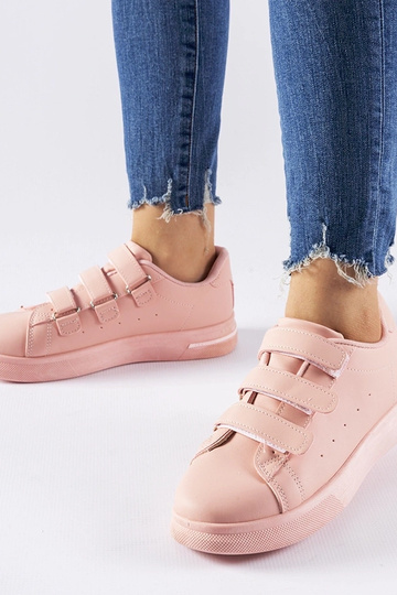 Pink velcro sneakers Paré 2