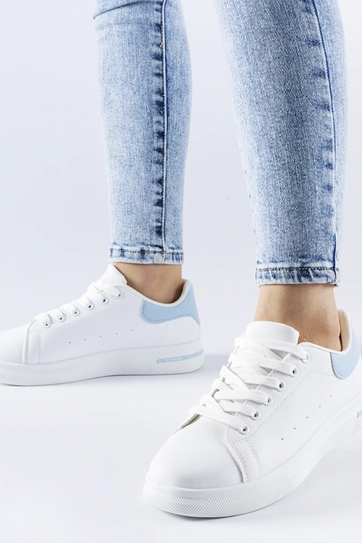 Leland blå og hvide sneakers