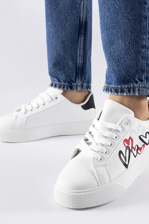 Hvide Montclair platform sneakers