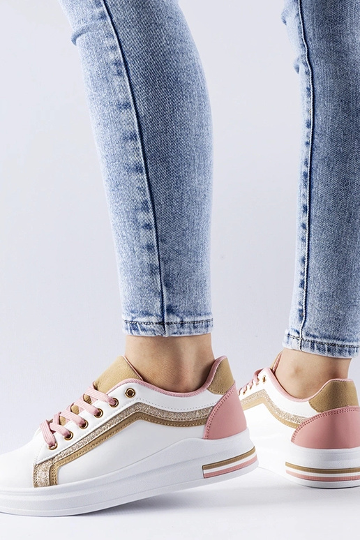 Mayfield Platform Sneakers i hvid og...