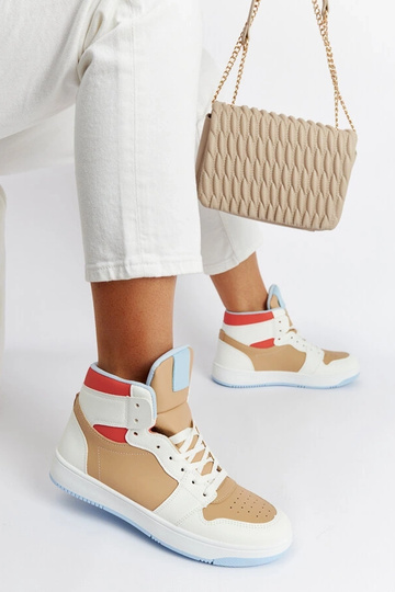 Eagan hvide og beige high...