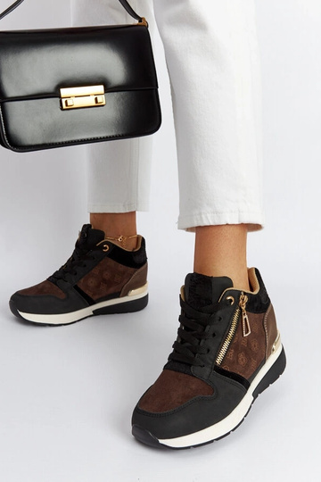 Zwarte wedge sneakers... 2