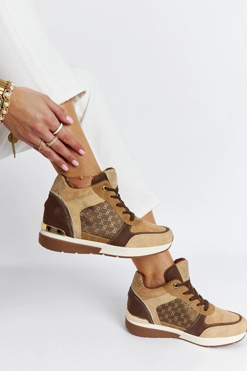 Brune Chestnut Wedge sneakers