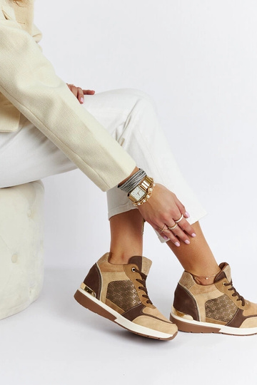 Brune Chestnut Wedge sneakers 2