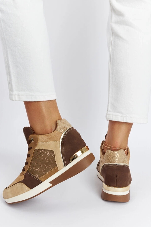Brune Chestnut Wedge sneakers