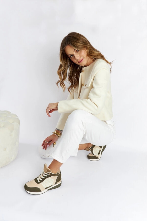 Grønne Chestnut Wedge Sneakers