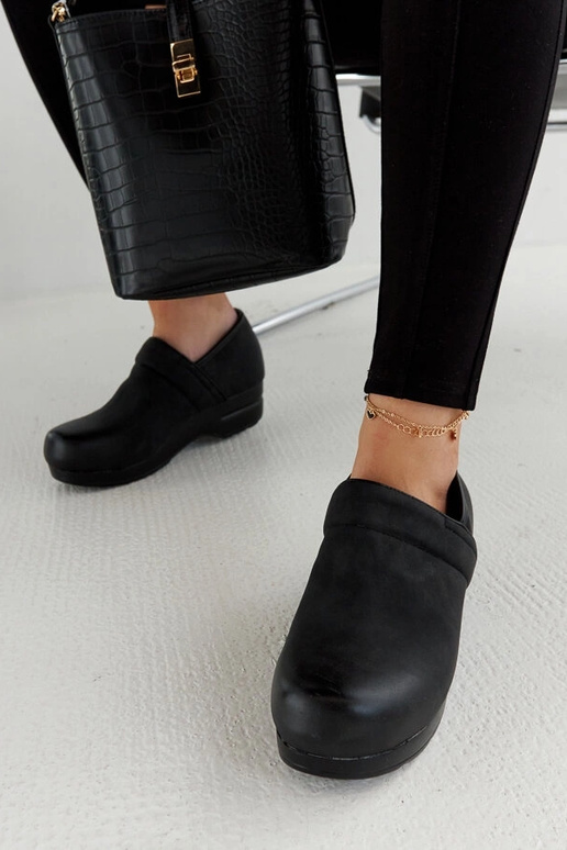 Sorte Montoro platform sko Sorte Montoro platform sko