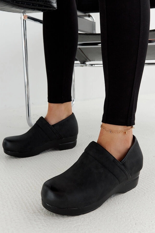 Sorte Montoro platform sko Sorte Montoro platform sko