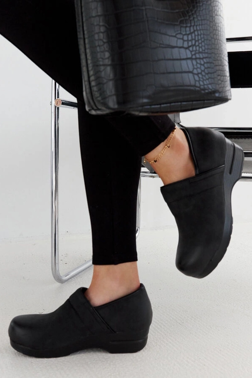 Sorte Montoro platform sko Sorte Montoro platform sko