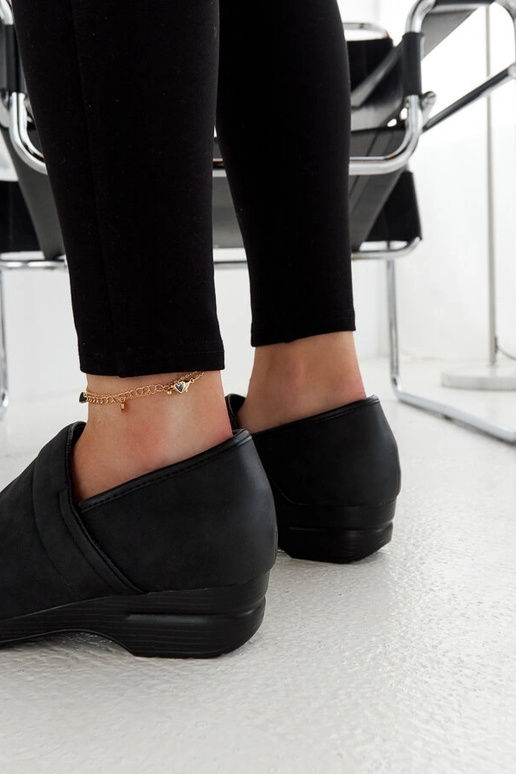 Sorte Montoro platform sko Sorte Montoro platform sko