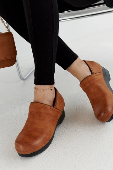 Brun Montoro Platform Sko - Varm Brun