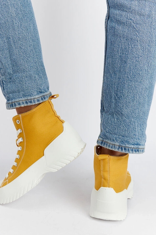 Ronchis Yellow High Top Sneakers Ronchis Yellow High Top Sneakers