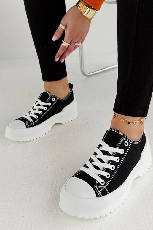 Sorte Monteleone Platform Sneakers Sorte Monteleone Platform Sneakers