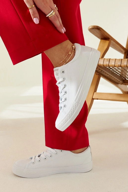 Rocky sneakers i hvidt stof