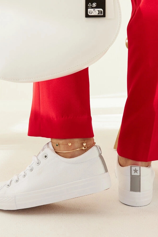 Rocky sneakers i hvidt stof