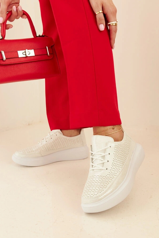 Sølv sneakers til kvinder på...