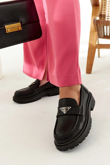 Teri zwarte mokassins