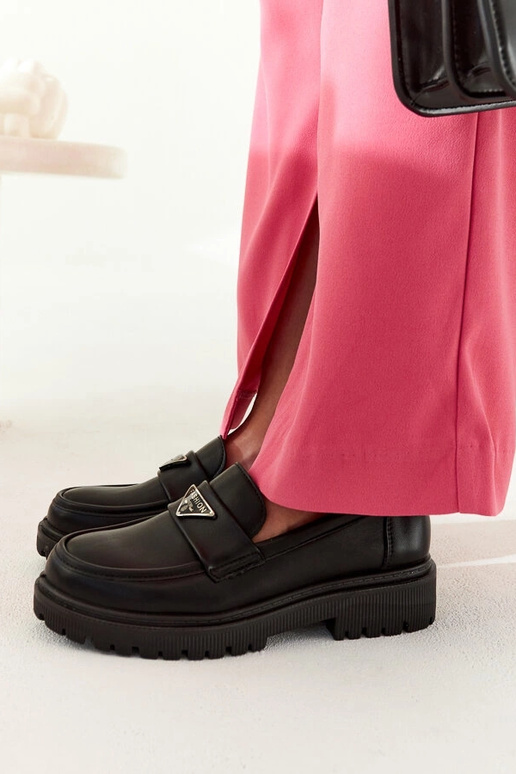 Teri zwarte mokassins Teri zwarte mokassins