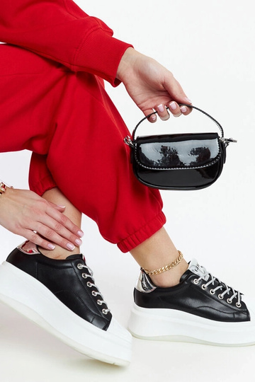 Zwarte platform sneakers... 2