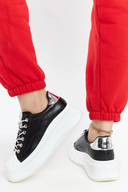 Zwarte platform sneakers GOE NN2N4034