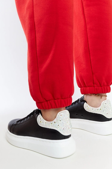 Sorte sneakers på platformen GOE JJ2N4052 2