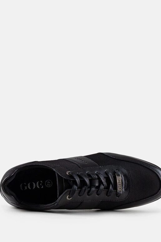 Zwarte heren sneakers GOE NN1N4004 Zwarte heren sneakers GOE NN1N4004