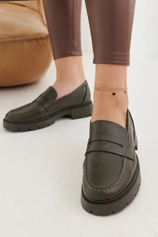 Maybritt grønne mokkasiner Maybritt grønne mokkasiner