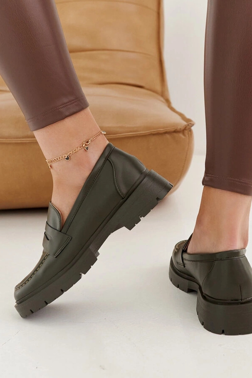 Maybritt grønne mokkasiner Maybritt grønne mokkasiner