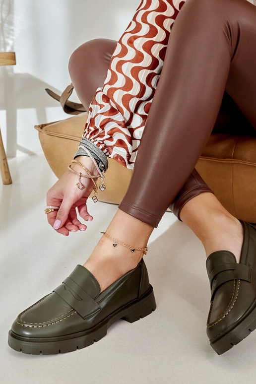 Maybritt grønne mokkasiner Maybritt grønne mokkasiner