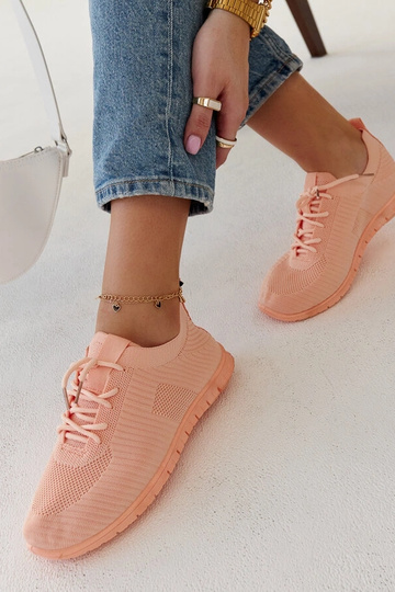 Erminio sneakers i pink stof