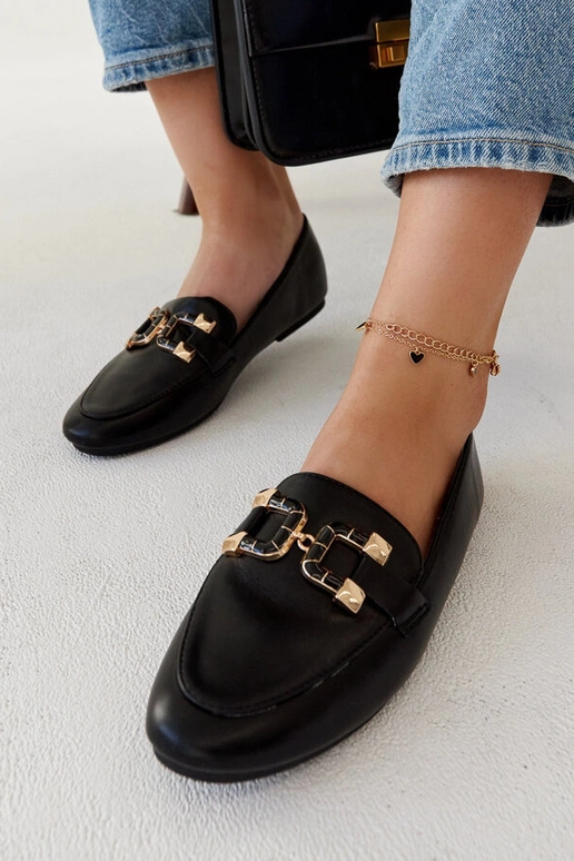 Sorte Comerio Spænde Mokkasiner