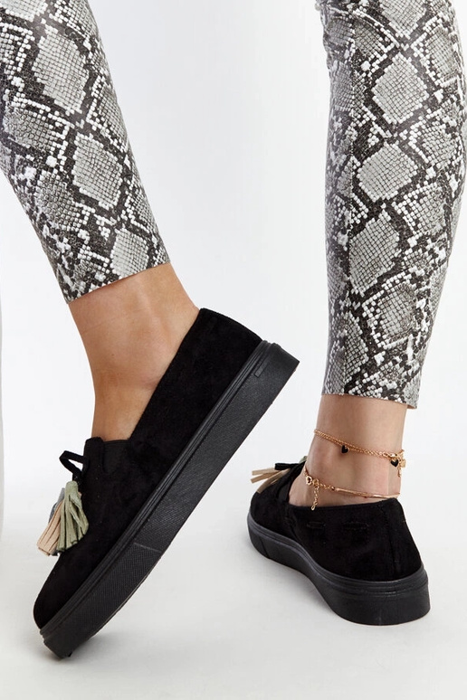 Sorte halvstøvler med farverige... Sorte halvstøvler med farverige...