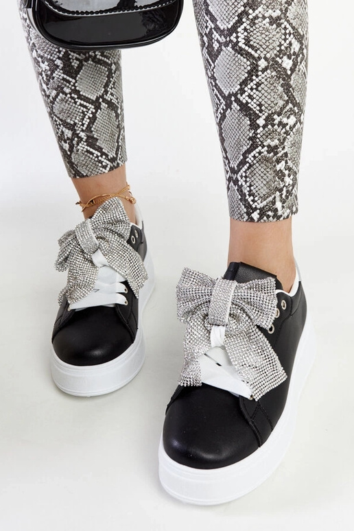 Sorte sneakers på høj platform Rensje Sorte sneakers på høj platform Rensje