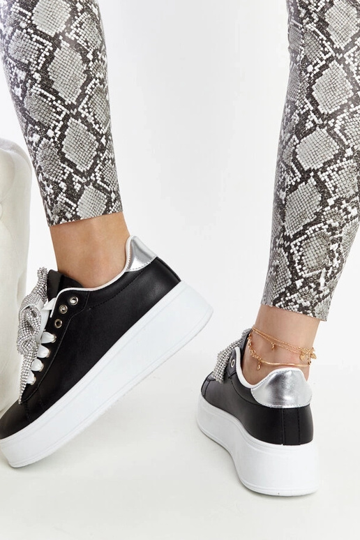 Sorte sneakers på høj platform Rensje Sorte sneakers på høj platform Rensje